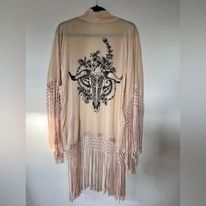 Vintage RARE! Spell Designs Indian Summer Fringe Kimono